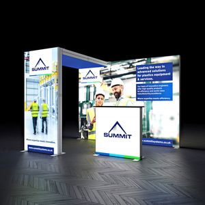 SKYBRIDGE® Modular Lightbox Exhibition Stand LED Ceiling Display 3x2